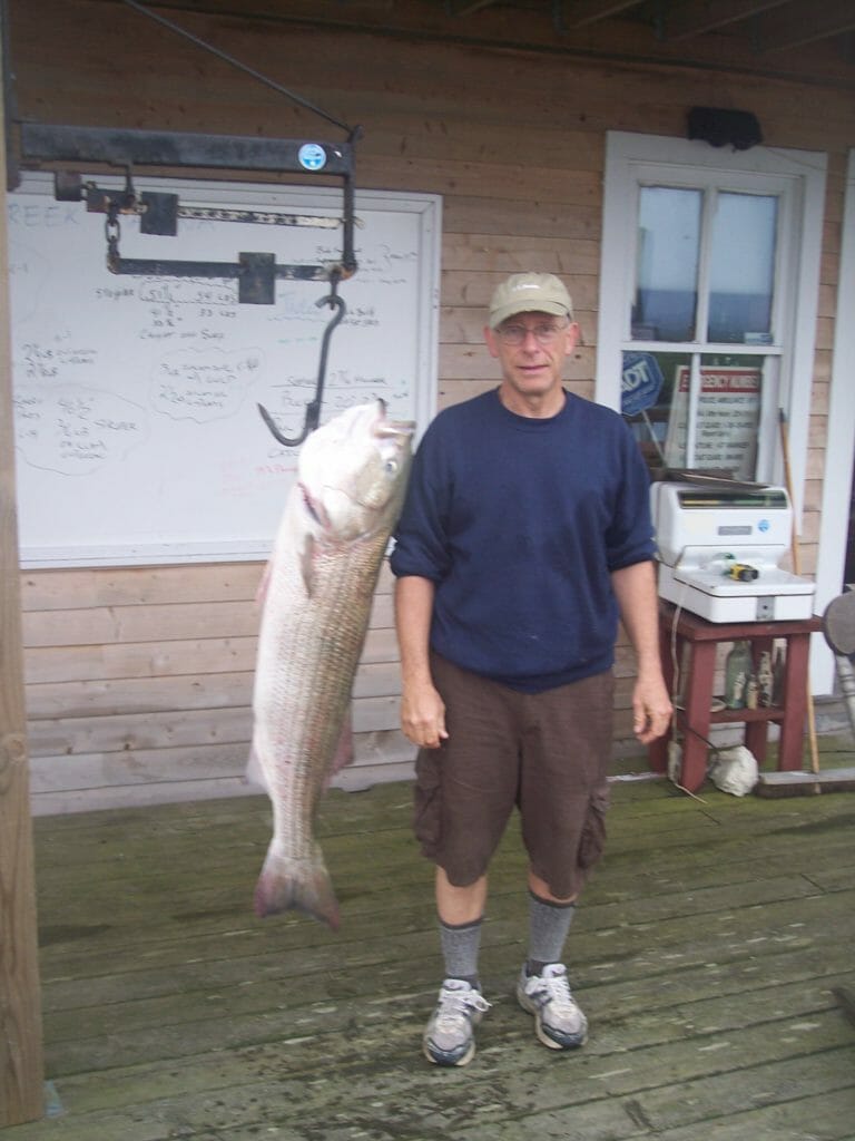 Visitors and their catch at Whale Creek Marina in 2010