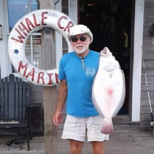 One of our favorite customers at Whale Creek Marina with his catch in May 2019